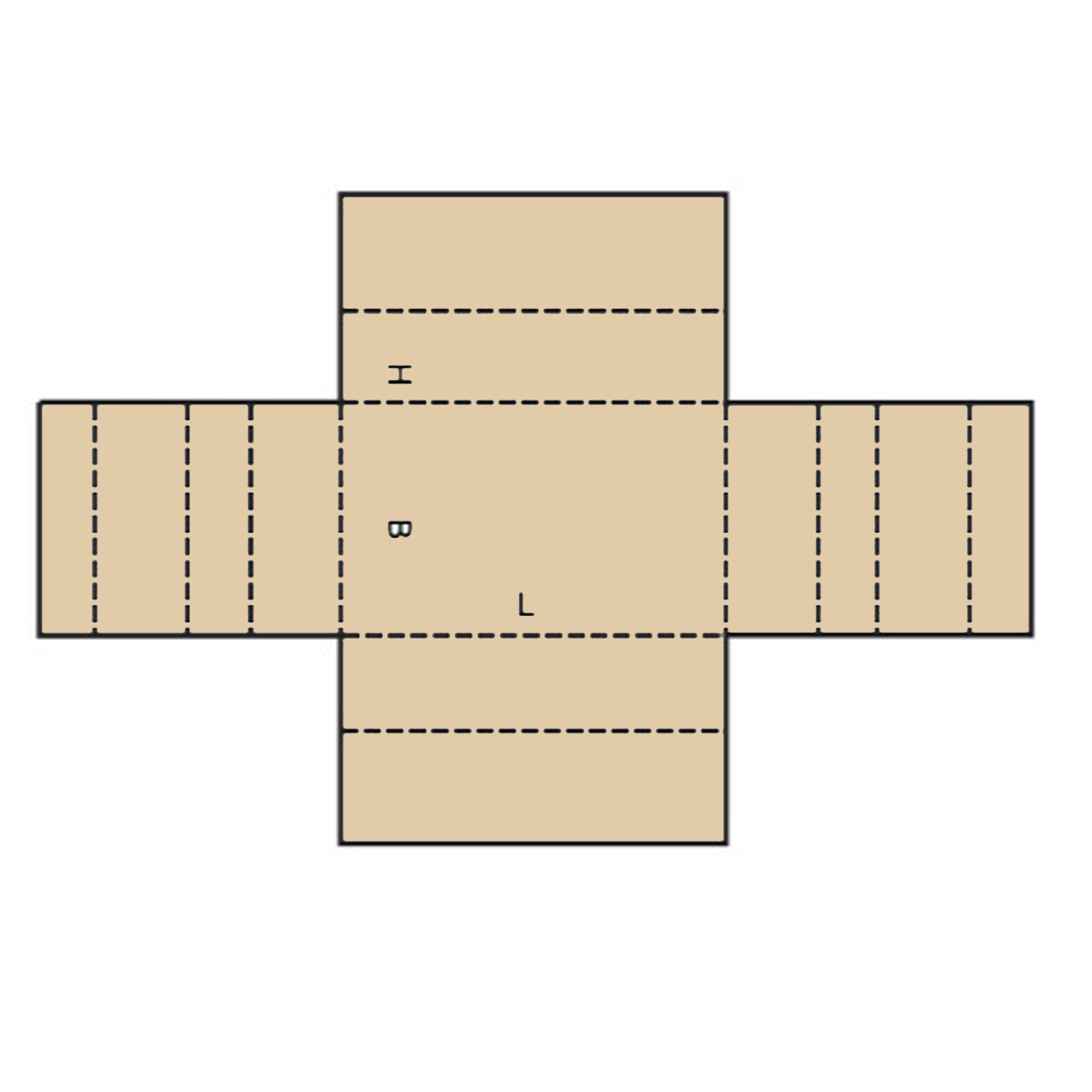 Plan à plat FEFCO 403