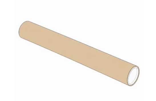 Référence visuelle du tube carton