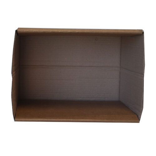 Caisse carton carrée sur-mesure, autobloquante, double cannelure – Image 4