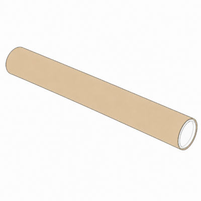 Tube d'expédition en carton sur-mesure